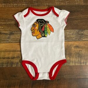 Chicago Blackhawks Girls Bodysuit- Size 3-6 Months